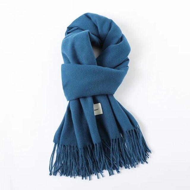 Elegante effen sjaal voor dames – imitatiekasjmier