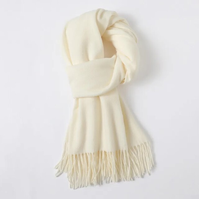 Elegante effen sjaal voor dames – imitatiekasjmier