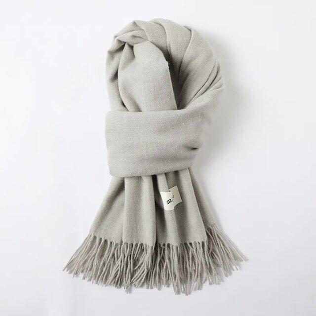 Elegante effen sjaal voor dames – imitatiekasjmier