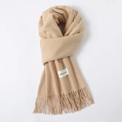 Elegante effen sjaal voor dames – imitatiekasjmier