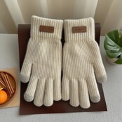 Unisex gestreepte handschoenen