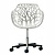 HKLiving Desk chair white design