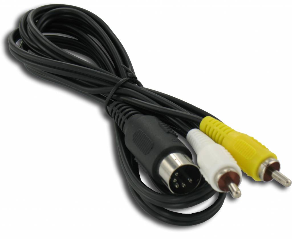 AV cable for Sega Mega Drive 1, sega master system (generation 1). The leng...