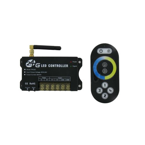 2.4GHz remote controller plus for White to Warm White Strips