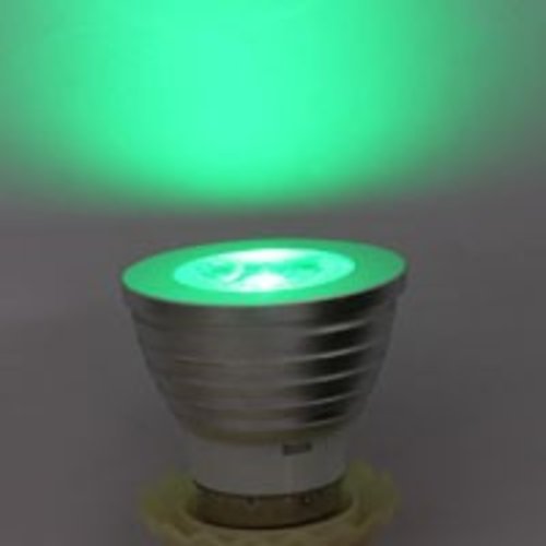 RGB 3 Watt LED Spot met IR Afstandsbediening