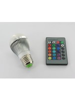 3 Watt RGB LED bulb 'lamp E27