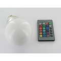RGB 5 Watt LED bulb 'E27 with IR Remote Control