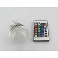 9 Watt RGB-LED-Lampe "GU10 mit IR-Fernbedienung