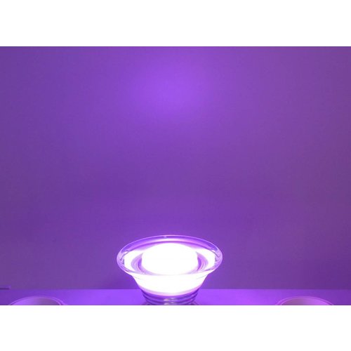 RGB 3 Watt LED Glass' Spot E27 with IR Remote Control