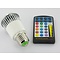 RGB 5 Watt LED-Spot E27 mit IR-Fernbedienung
