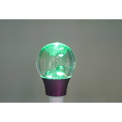 RGB 3 Watt LED "Ball"-Lampe E27 mit IR-Fernbedienung