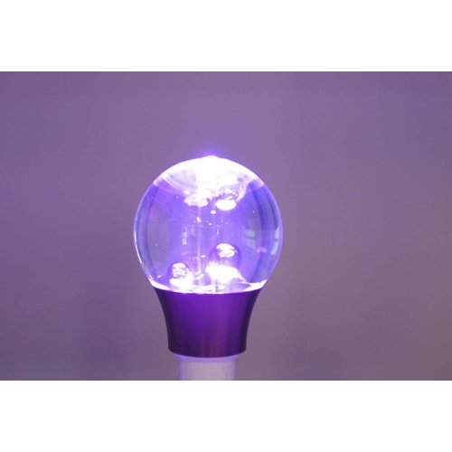 RGB 3 Watt LED 'ball' lamp E27 with IR Remote Control