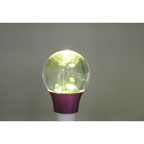 Lampe "boule" RGB de 3 watts LED E27 avec télécommande IR