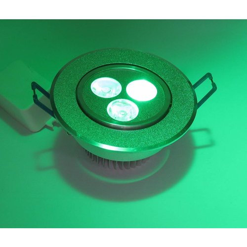3 Watt RGB LED Downlight with IR Remote Control