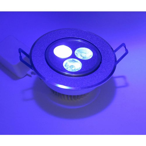 3 Watt RGB LED Downlight with IR Remote Control