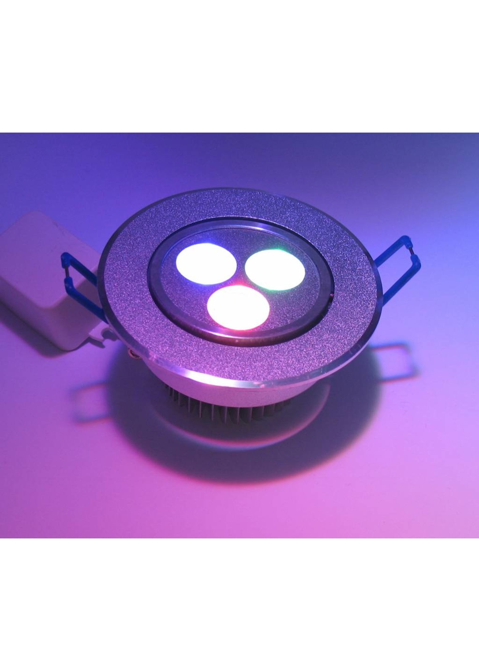 3 Watt RGB LED Downlight with IR Remote Control