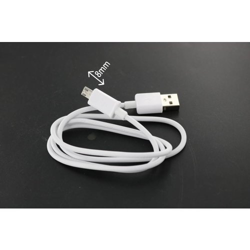 USB 2.0 to Micro USB cable 1m with 8mm connector