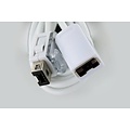 Dolphix Câble d'extension Blanc pour Nunchuk et Mini NES 2 mètres