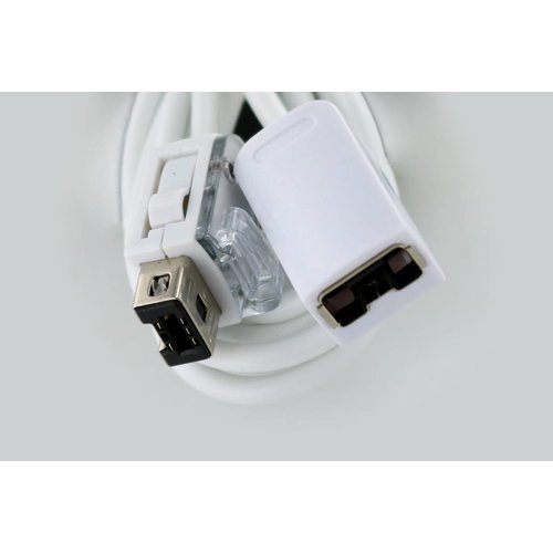 Dolphix Extension cable White for Nunchuk and Mini NES 2 meters