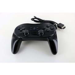 Manette filaire Classic Pro Black pour Wii