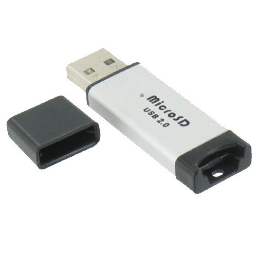 Dolphix Micro SD Reader USB Silver