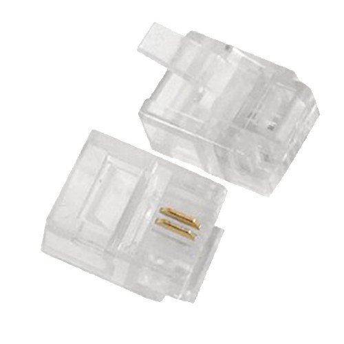 RJ11 6P2C Modular Plug 10 Pieces