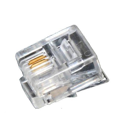 RJ11 6P2C Modular Plug 10 pièces