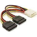 Molex to 2x SATA Power Cable