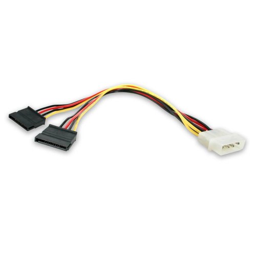 Molex auf SATA-Stromkabel 2x