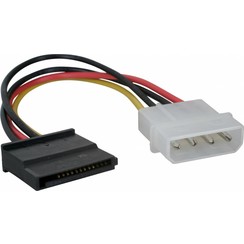 Molex naar 1x SATA Power Kabel