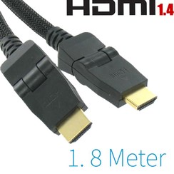 HDMI naar HDMI 1,8 Meter Met 2x 90° Connector