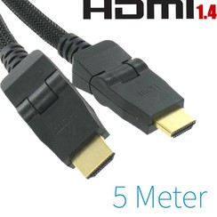 HDMI naar HDMI 5 Meter Met 2x 90° Connector