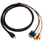 HDMI to VGA + RCA Cable 1.8 Meter