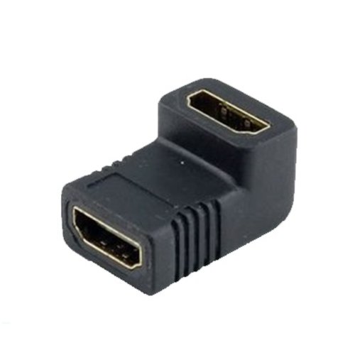 HDMI Female to HDMI Female Connector 90 °