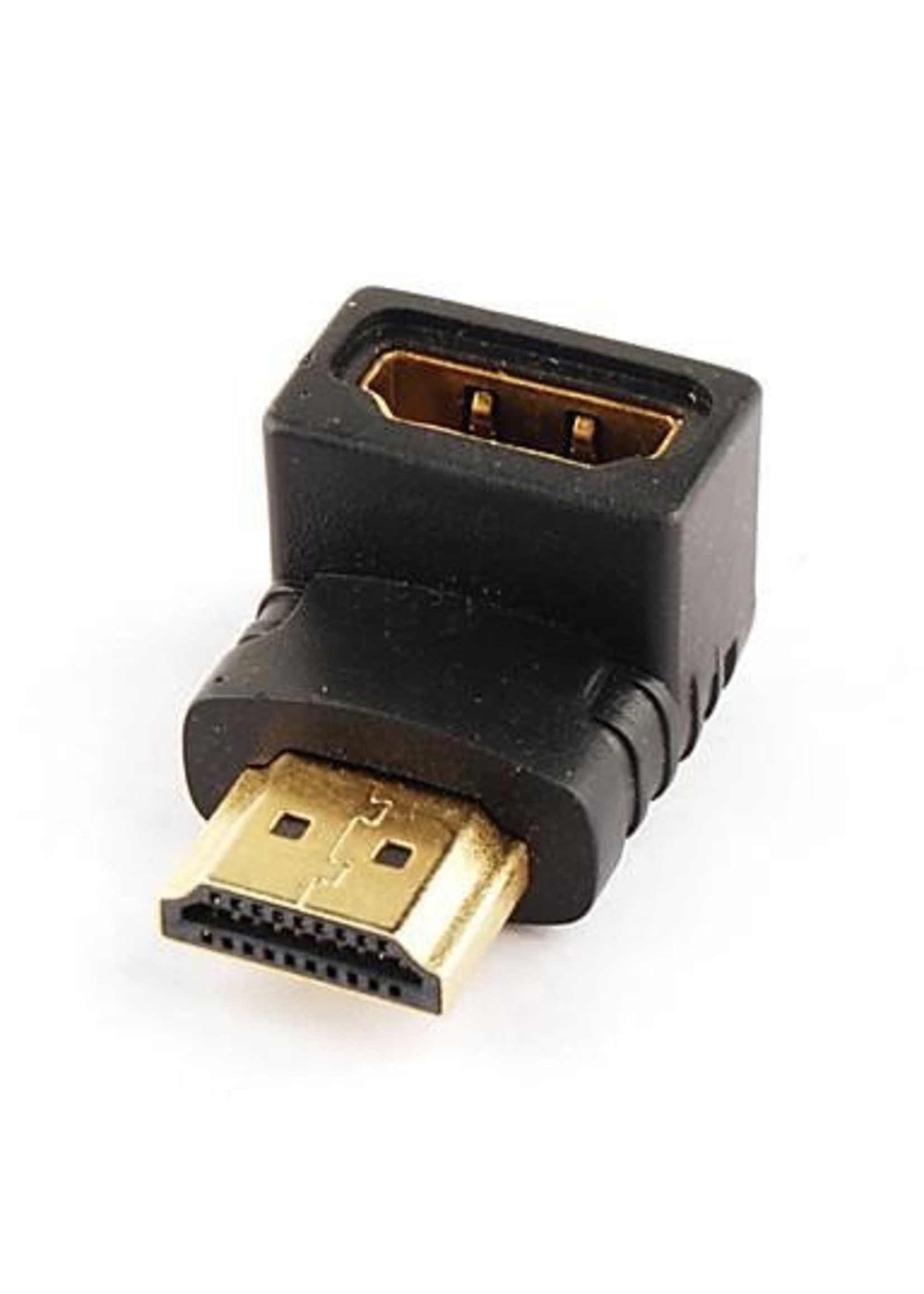 HDMI Male to HDMI Female Connector with 90 °