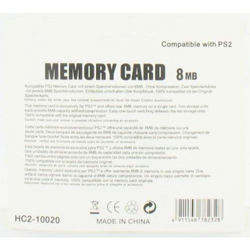 Carte mémoire 8 Mo pour Playstation 2