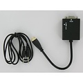 Mini HDMI to VGA + Audio Converter Cable