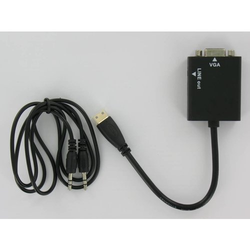 Mini-HDMI zu VGA + Audio-Konverter-Kabel