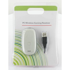 Draadloze USB Ontvanger voor XBOX 360 Controller Wit