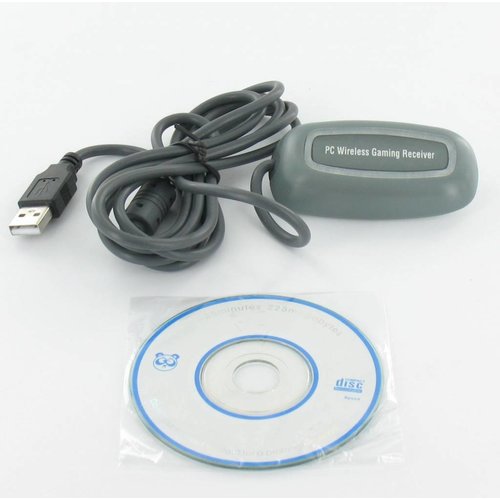 Draadloze USB Ontvanger voor XBOX 360 Controller Wit