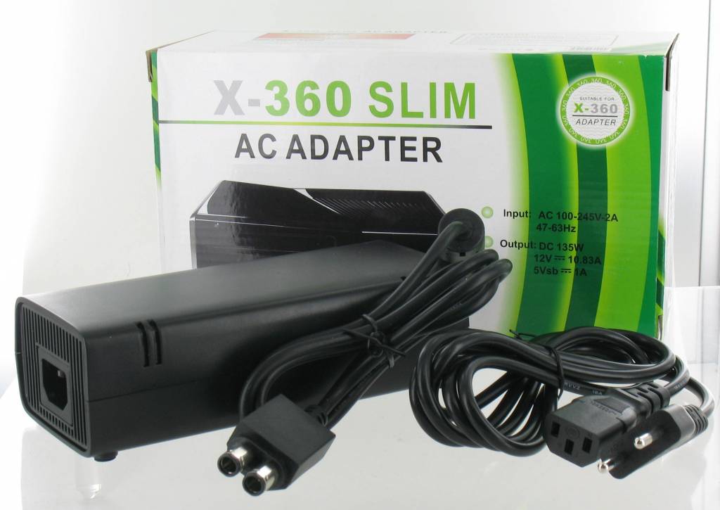 135 Watt Slim Line Netzteil für XBOX 360 GroothandelXL
