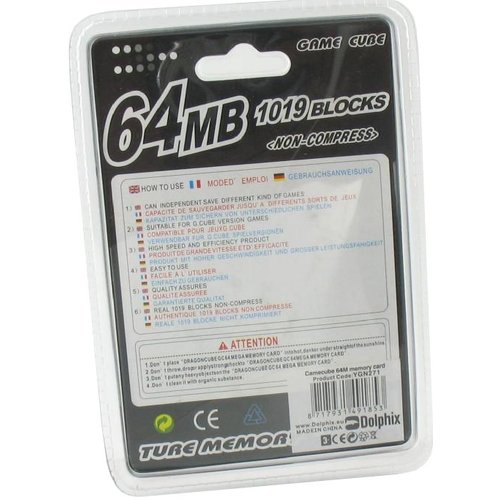 Memory Card 64MB for GameCube and Wii
