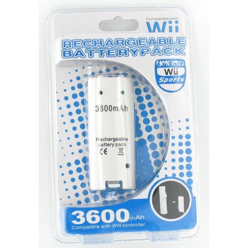 Accu Batterij voor Wii Controller 3600 mAh