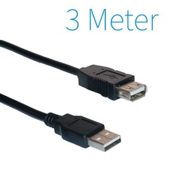 USB 2.0 Verlengkabel 3 Meter