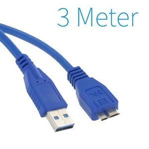 USB 3.0 A - Micro B Câble de 3 mètres