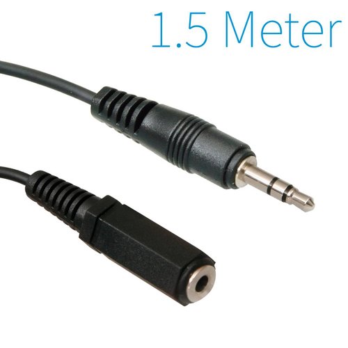 3.5mm Jack Extension Cable 1.5 Meter