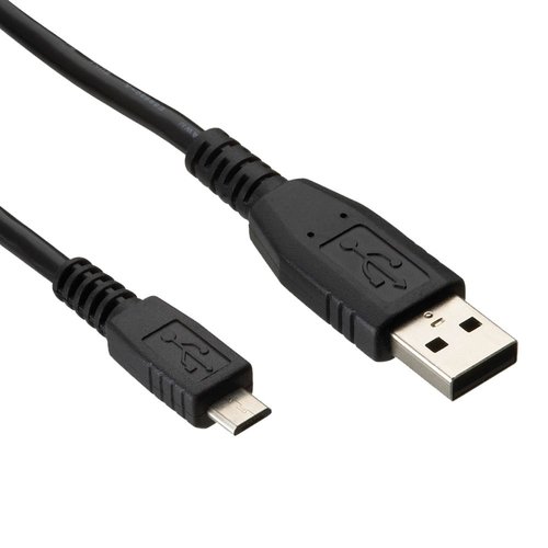 Micro USB Data Kabel Zwart 1 Meter