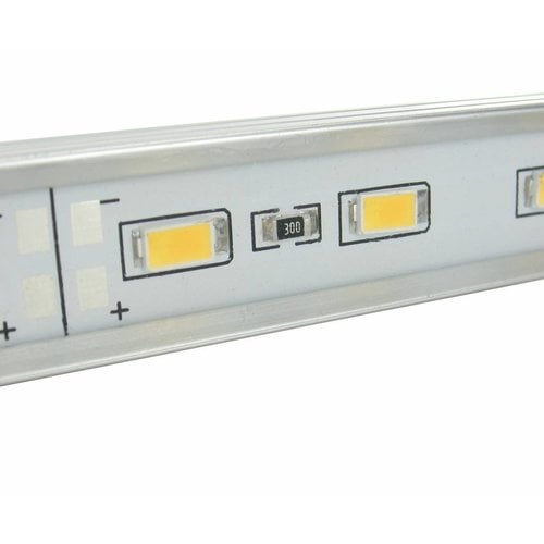 IP68 SMD5630 wärmen weiße LED-Streifen Profil + 12V