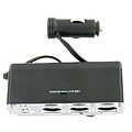 12 Volt 3 Port + USB Car Splitter