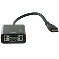 Mini HDMI vers VGA + Audio Converter câble